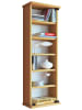 VCM  Holz CD DVD Wandregal Schrank Loposa Glastür in Buche