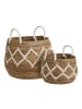 ebuy24 Korb set Runa Natur 41 x 41 cm