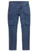 Boston Park Cargohose lang in jeansblau