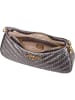 Guess Abendtasche Jania Top Zip Shoulder Bag in Pewter