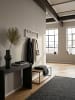KADIMA DESIGN Wandgarderobe Metall Silber 50x20x4 cm Design Flurgarderobe Stahl,