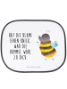 Mr. & Mrs. Panda Auto Sonnenblende Hummel flauschig mit Spruch in Weiß