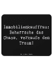 Mr. & Mrs. Panda Maus-Pad Spruch Immobilienkauffrau mit Spruch in Schwarz