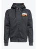 King Kerosin Sweatjacke in Grau