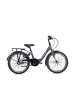 S'COOL Kinderfahrrad - chiX 20 Zoll 3-Gang | ab 6 Jahre - Dark Grey/Aqua