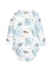 Nini Langarmbody Meerestiere in weiss