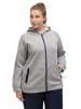 Ulla Popken Sweatjacke in grau melange