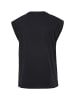 Men Plus Kurzarm T-Shirt in schwarz