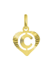 Lucardi 375 Gold Anhänger "Buchstabe C" Buchstabe
