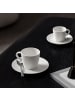 Villeroy & Boch Kaffeeuntertasse 6 Stk Manufacture Rock blanc in weiß