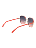 Guess Frauen Sonnenbrille Schmetterling Gold