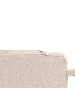 Beliani 2-tlg Gartenbank SOVANA in Braun/Beige