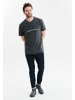 Cruz T-Shirt Tommy in 1011 Dark Grey Melange