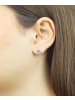 Diamant L'éternel Ohrringe aus 375 Weißgold mit 0.13 Karat Diamant mit Amethyst