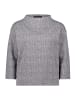 Betty Barclay Sweatshirt mit Kragen in Grau/Beige