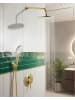 Beliani Wannenarmaturen PUELO in Gold - (W) 23 x (H) 180 x (L) 41 cm