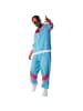 tectake Herrenkostüm  Retro 80er 90er Jahre Jogginganzug  Knalliger Retro-Look: Jacke un
