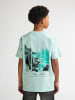 Petrol Industries T-Shirt mit Rückenprint Desierto in Grün