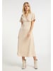 IZIA Damen Cordkleid in Hellcamel