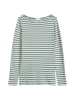 Marc O'Polo Gestreiftes Longsleeve regular in Medium Blue