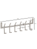 FineBuy Wandgarderobe in Silber / Metall / 60x10x19