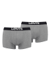 Levi´s 2er-PackBoxershortsSolid Basic Trunk 2Pin758 - middle grey mélange