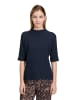 Betty Barclay Strukturshirt mit Stehkragen in dunkelblau