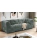 Inn.Furn Sofa petrol Strukturstoff, Couch 2,5-Sitzer 217 cm mit Steppoptik