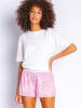 P.J. Salvage Pyjamashorts Cozy Casual Print in lilac