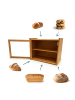relaxdays Brotkasten in Natur - (B)40 x (H)31 x (T)17,5 cm