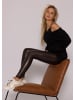 SASSYCLASSY Oversize Jersey Sweater in Schwarz