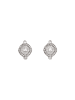 gaya Women Earrings in Silver White