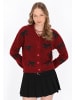 myMo Women Cardigan in burgundy melange