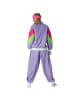 tectake Damenkostüm  Retro 80er 90er Jahre Jogginganzug Authentischer Retro-Look: Bunte