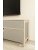 Furn.Design Wohnwand Salbei grün, Eiche, Wohnkombination 4-teilig 339 cm, Soft-Close