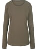 Basler Langarmshirt Cotton in khaki