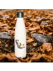Mr. & Mrs. Panda Thermos Pinguin Lachen ohne Spruch in Weiß