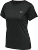 Newline Sportshirt "Women Statement T-Shirt S/S" in Schwarz