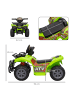 HOMCOM Elektro 6V Kinderquad 1,5-3 Jahre Grün