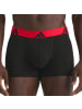 adidas Boxershort 3er Pack in Schwarz/Grau/Rot