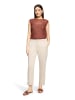 CARTOON Strick-Top mit Rundhalsausschnitt in Rust Brown