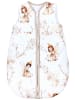 TupTam Baby Ganzjahres Schlafsack Ärmellos Wattiert in weiß/beige