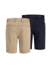 Jack & Jones 2er-Pack Chino Shorts in Crockery