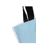 Mr. & Mrs. Panda Shopper Tasche Pinguin Weihnachtsbaum mit Spruch in Eisblau