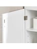 SoBuy Badezimmerschrank in Mattweiß - (W) 38 x (H) 161 x (L) 40 cm