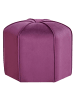 Beliani Pouf WISHEK in Violett - (W) 45 x (H) 40 x (L) 45 cm