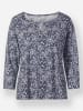 WITT WEIDEN Print-Shirt in marine-bedruckt