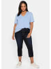 sheego 7/8-Jeans in blue black denim