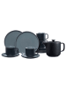 Ritzenhoff & Breker 13er Set Kaffeeservice mit Kanne Jasper in schwarz