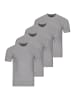Ragman Unterhemd / Shirt Kurzarm Basic in Grau-Melange